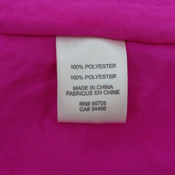 Rebecca Taylor Womens 8 Solid Pink Pleated Keyhole Front Sleeveless Sheath Dress - Picture 11 of 14